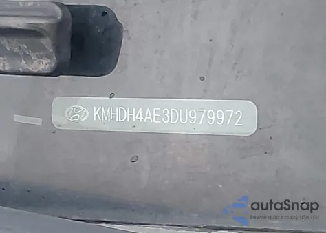 2013 Hyundai Elantra Gls из США, поврежденный, VIN KMHDH4AE3DU979972